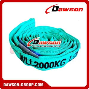 WLL 2T Polyester Round Slings, 2000KG Lifting Slings